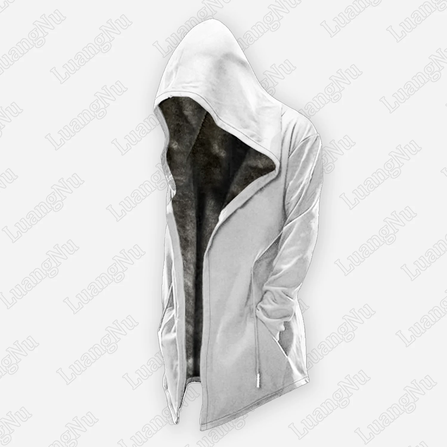 メンズ冬のジャケット無料カスタムパターンラペルカーディガンジャケット帽子付き男性厚みのコート 3D プリントパーカーコールドジャケットパーカー