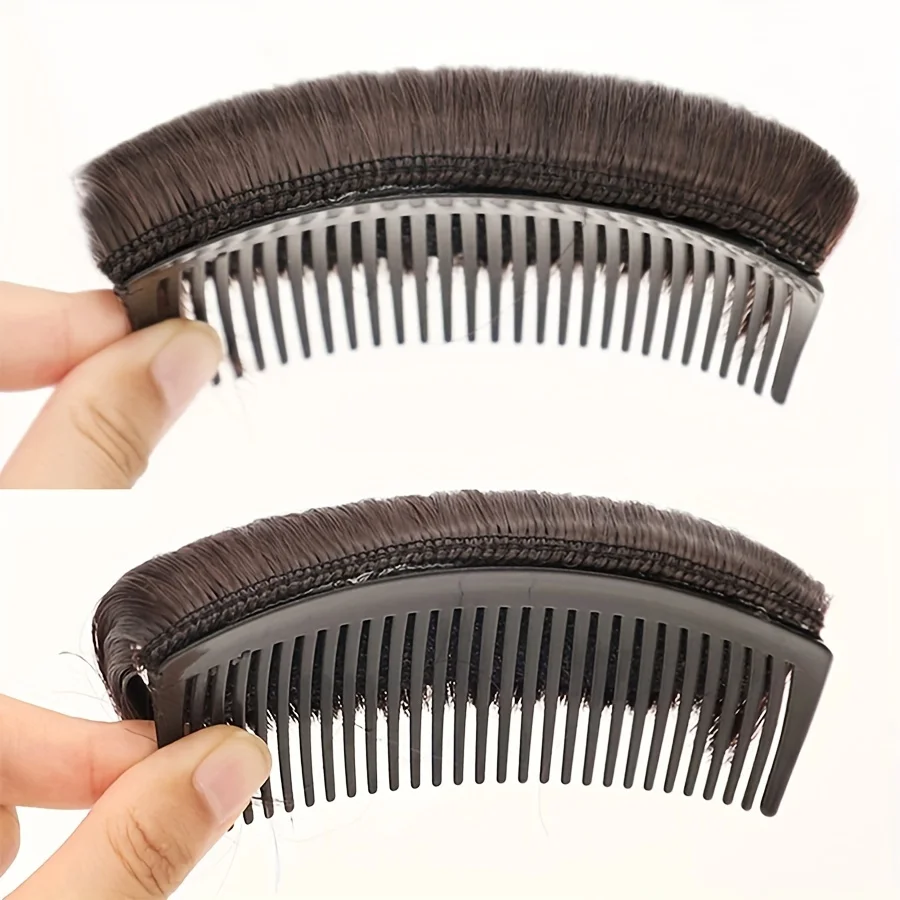 Synthetic Hair Invisible Bangs Pad High Straight Hair Up Comb False Hair Accessories Natural Hair Extension For Women Wig