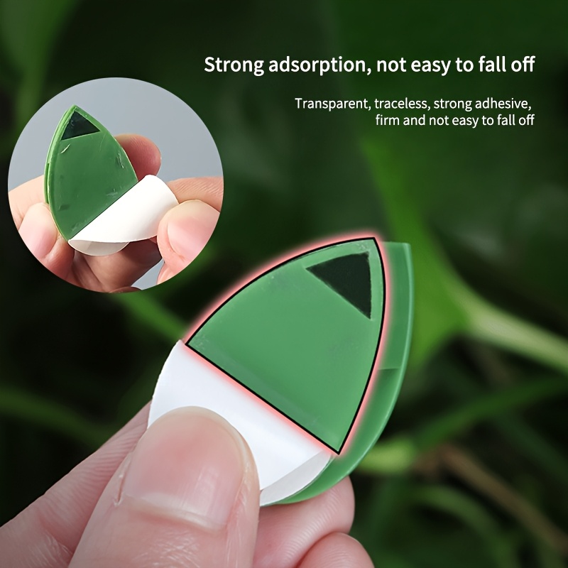 Set da 10 pezzi Strumenti per arrampicata su parete di edera verde Ganci autoadesivi per piante da interno Fissatori per riporre oggetti da parete Pratico arredamento verde
