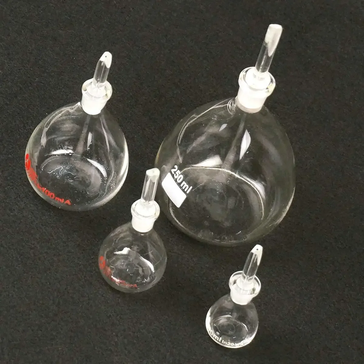 25 Ml Kính Trọng Lượng Riêng Bình Pycnometer Lớp Khoa Học Labware Y Tế