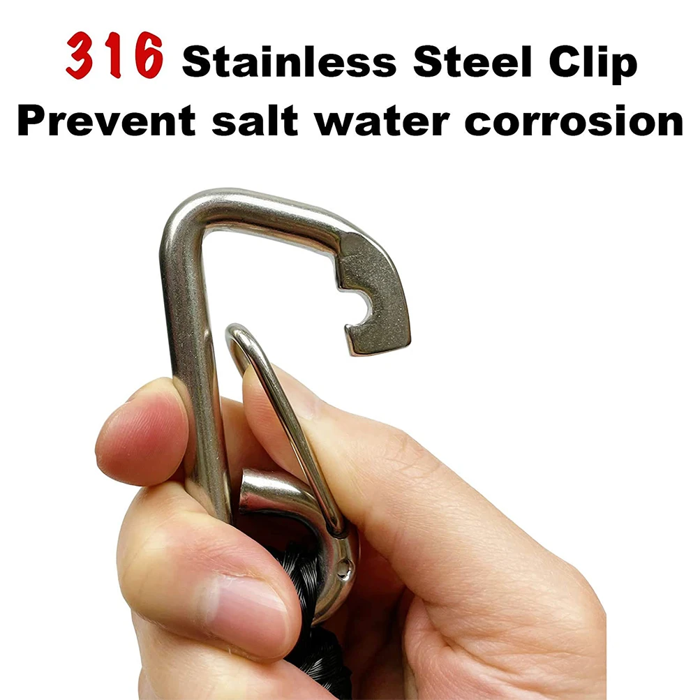 Corde d'amarrage Bunduple S6 lignes pour kayak, motomarine, SeaDoo, jet ski, ponton, canoë, bateau à moteur, accessoires d'amarrage