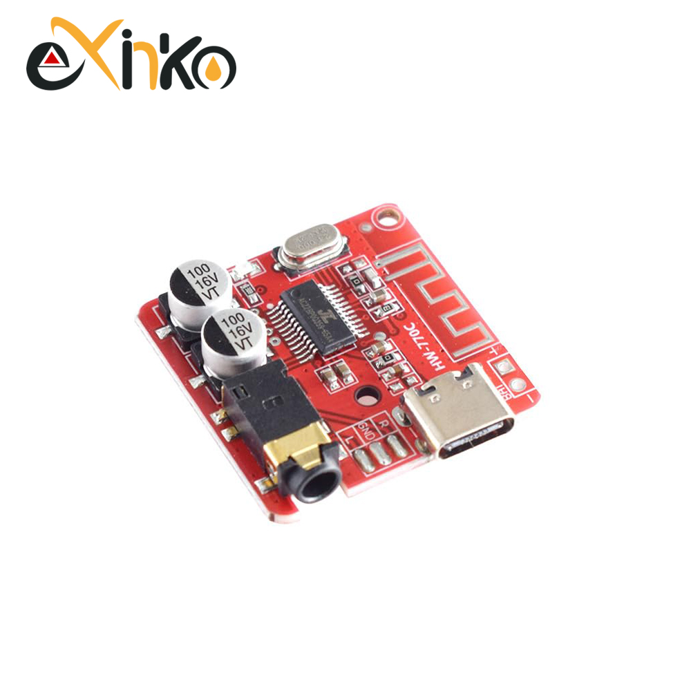 1-10 шт. плата аудиоприемника Bluetooth Bluetooth 5,1 MP3 декодер без потерь Micro USB 3,5 мм модуль усилителя аудиовыхода Type-C