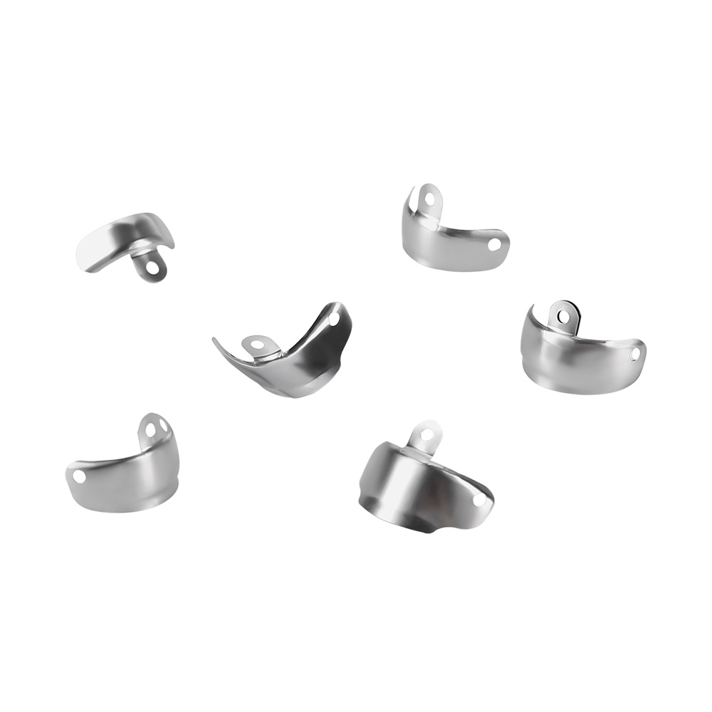 50PCS Dental Matrix Bands Sectional Contoured Metal Matrices For Teeth Replacement  Dentistry Material