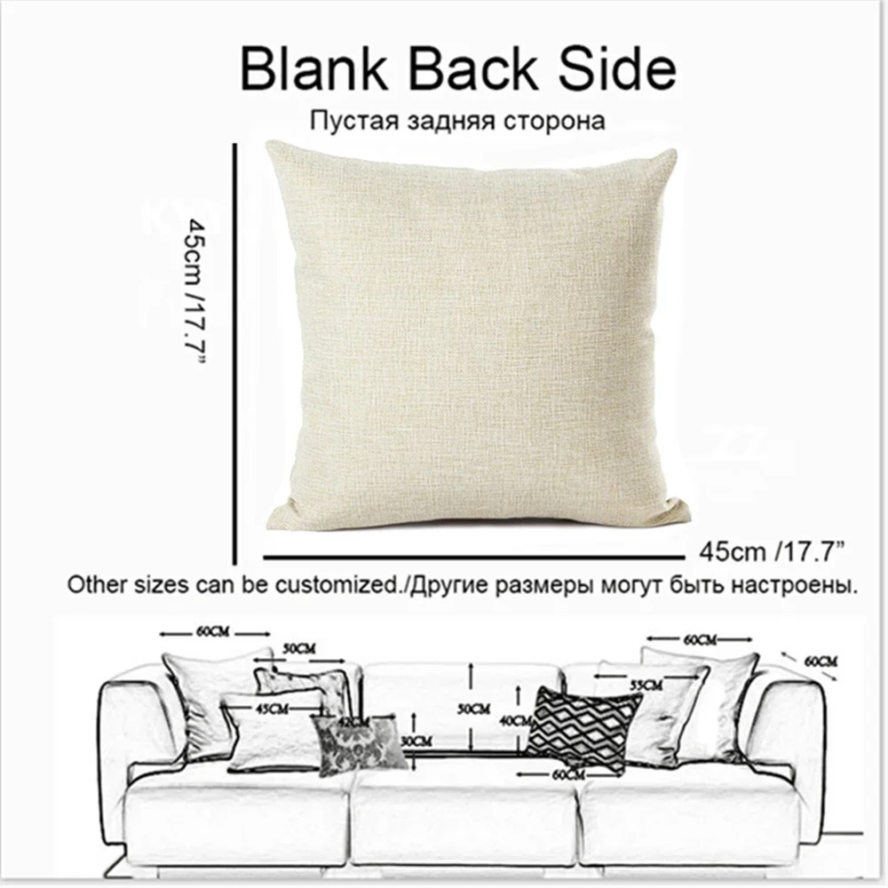 Custom Picture Printed Cushion Cover Pet Personal Life Photos Pillow Cover Custom Pillowcases In Various Sizes