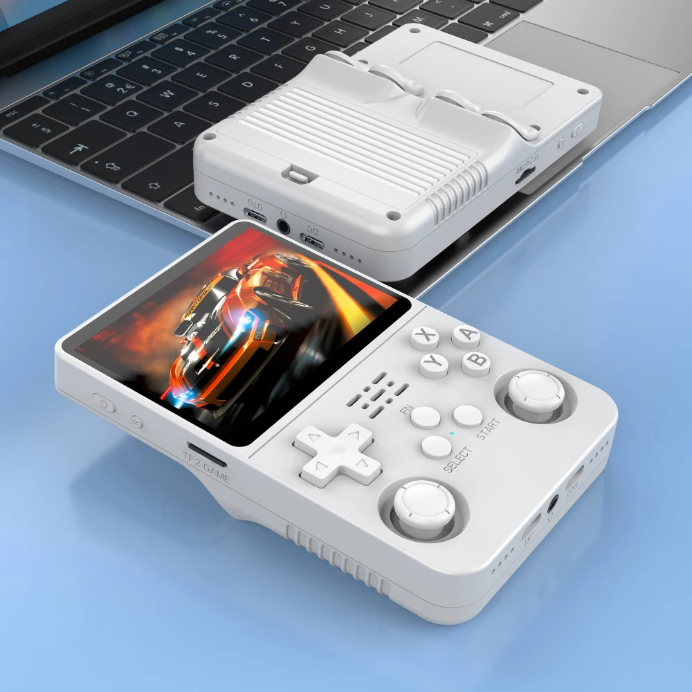 Original R36S tragbarer Handheld-Gamecontroller mit 3,5-Zoll-HD-Bildschirm, wiederaufladbarem Akku – perfektes Weihnachtsgeschenk für Gamer