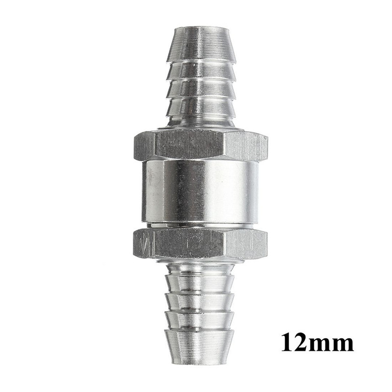 One Way 6/8/10/12/14/16 มม.6 ขนาดวาล์วอลูมิเนียมการใช้ Non Return Check Valve One Way Fit คาร์บูเรเตอร์ขายส่งราคา
