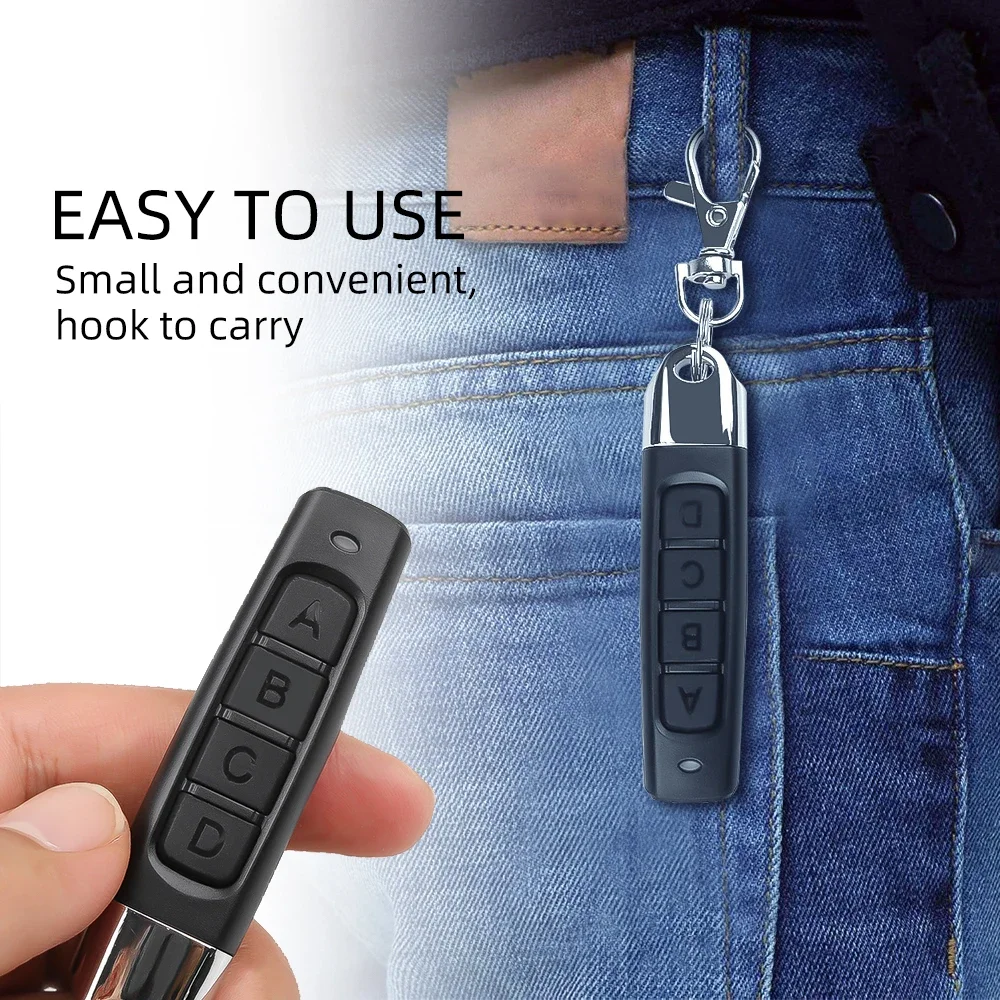 1PC 433MHz Remote Control Duplicator Replacement Key Duplicator Fixed Learning Code Copy Remote Controller for Electric Gate