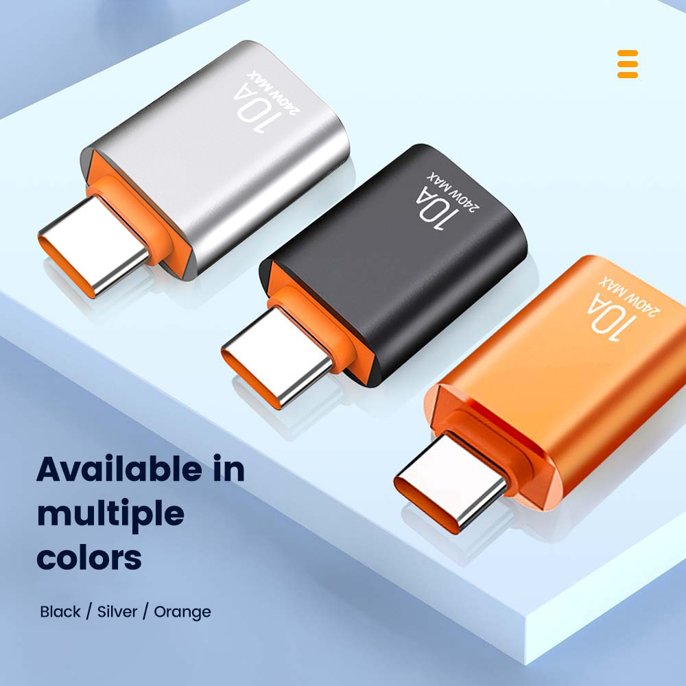 Elough adaptador USB tipo C A USB 3,0 A tipo C, conector convertidor OTG para Macbook, iPad, Huawei, Xiaomi, Samsung