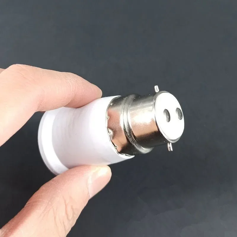 20/1PCS Lamp Sockets Converter B22 To E27 Adapter Conversion Bulb Holder Led Lamps Bulb Anti-burning Anti-aging Accessories