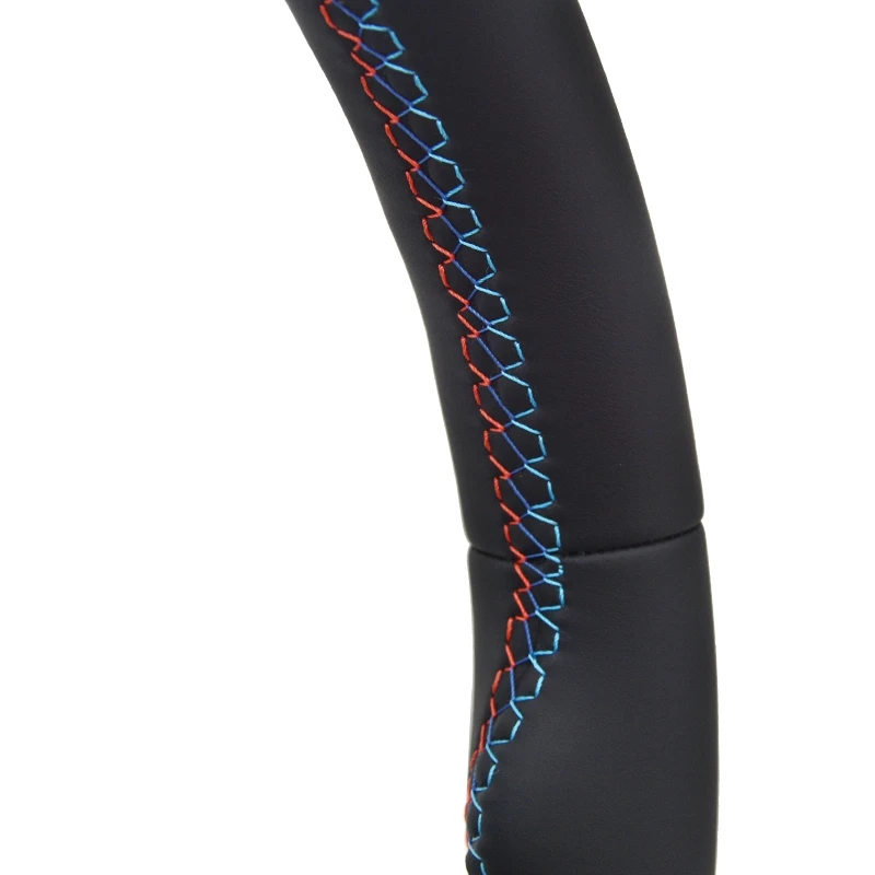 Para BMW F30 F31 F34 F10 F11 F07 F20 F21 F22 F23 F32 F06 F12 F01 F02 1 3 5 7 Series volante de cuero volante de carreras