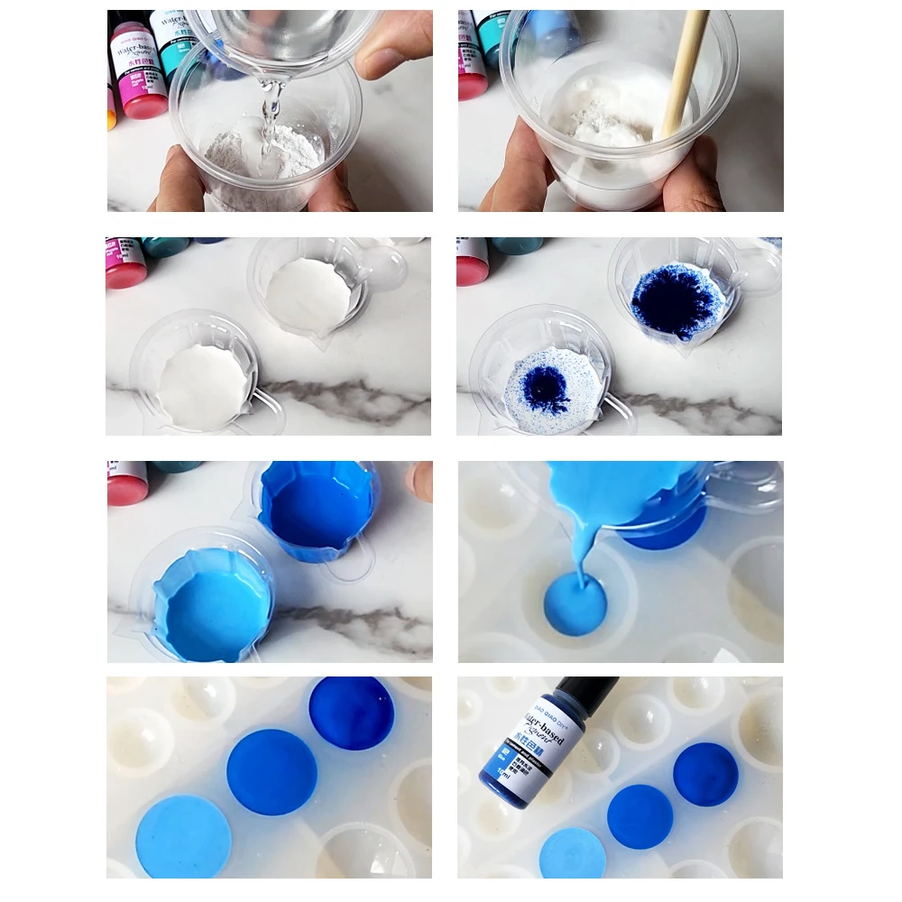 10Ml Thạch Cao Xi Măng Tô Màu Dụng Cụ Bào Sắc Tố Bột Thạch Cao Màu Sắc Tập Trung Bê Tông Xi Măng Khuôn Thạch Cao Trang Trí Thủ Công