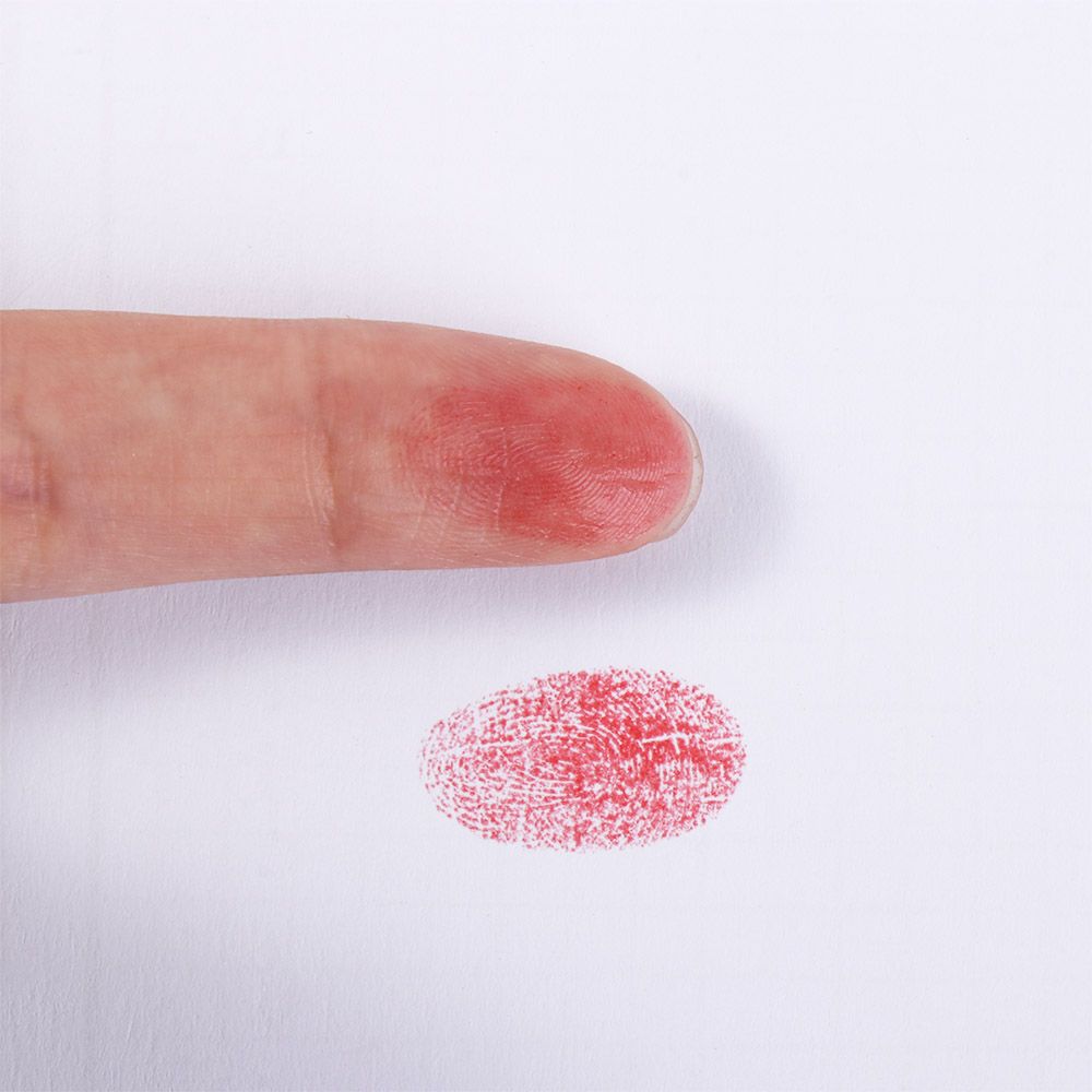 Red Blue Black Mini Fingerprint Ink Pad Clear Stamping Quick-drying Thumbprint Ink Pad For Notary Anti-Fake Signing Inkpad
