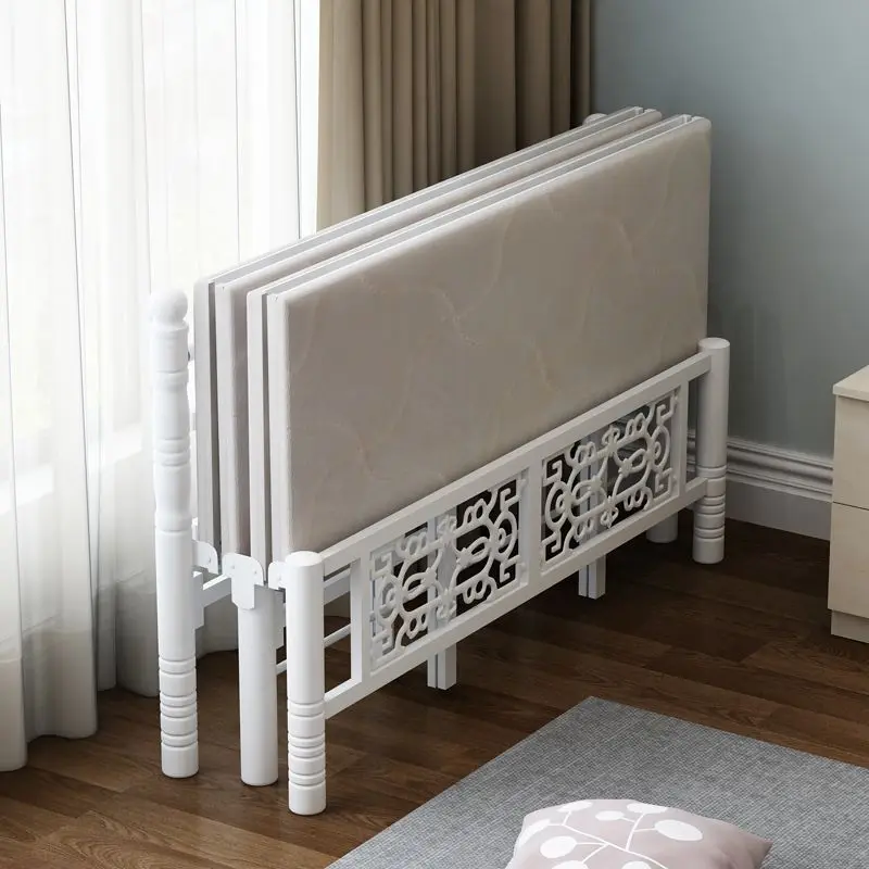 Cama plegable cómoda profesional para niños, muebles de dormitorio de acero y metal para el hogar y la escuela