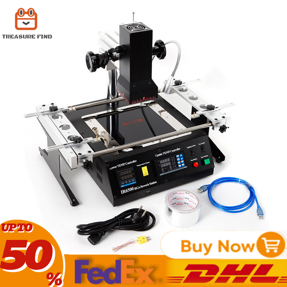 Ir6500 bga Nacharbeit station Infrarot-Löt schweiß system Temperatur regelung mit geschlossenem Regelkreis und USB-Kabel zur Schweiß reparatur