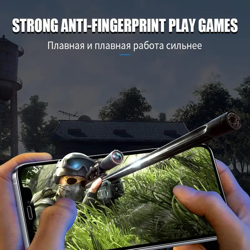 Закаленное защитное стекло 9H для Apple iPhone 14 Plus 13 mini 12 11 Pro Max X XR XS Max