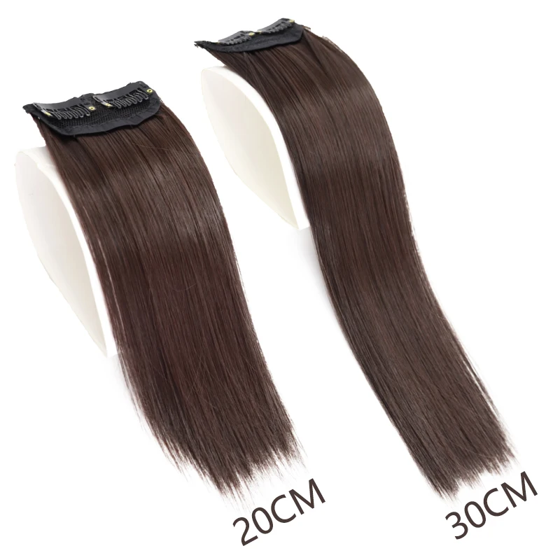 AZQUEEN Tóc Tổng Hợp Miếng Lót 20/30CM Kẹp Trong Tóc Tự Nhiên Vô Hình Phần Lông Tóc Mỏng Thêm Tóc đệm