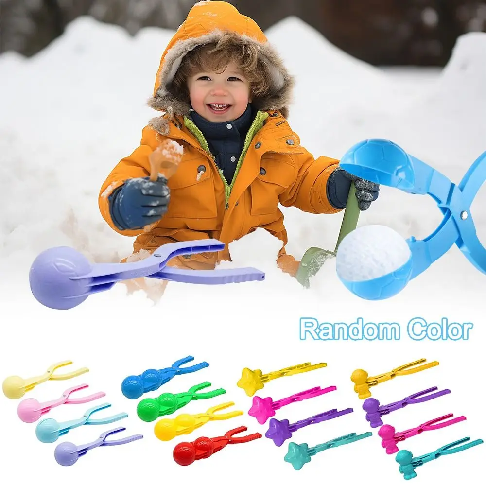 Winter Snow Toys Kit, Homezo Snowball Maker Tool, Snowball Maker, Snowball Maker Tool, Snow Play Toys for Kids, with Handle