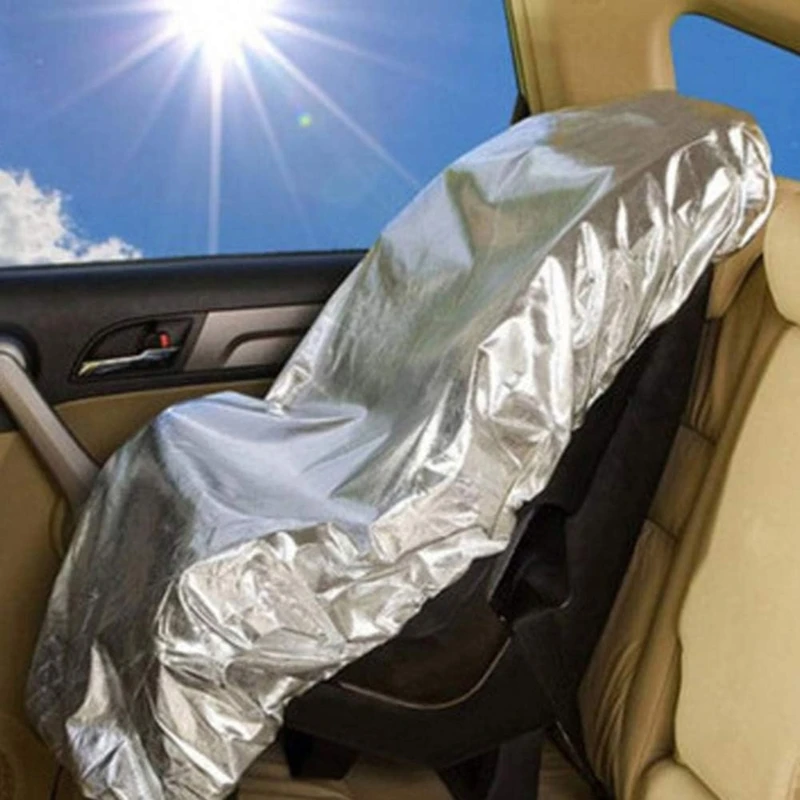 50x90cm Auto Sitz Baby Sitz Sonnenschutz Schutz Für Kinder Kinder Aluminium Film Sonnenschirm UV Schutz Staub isolierung Abdeckung