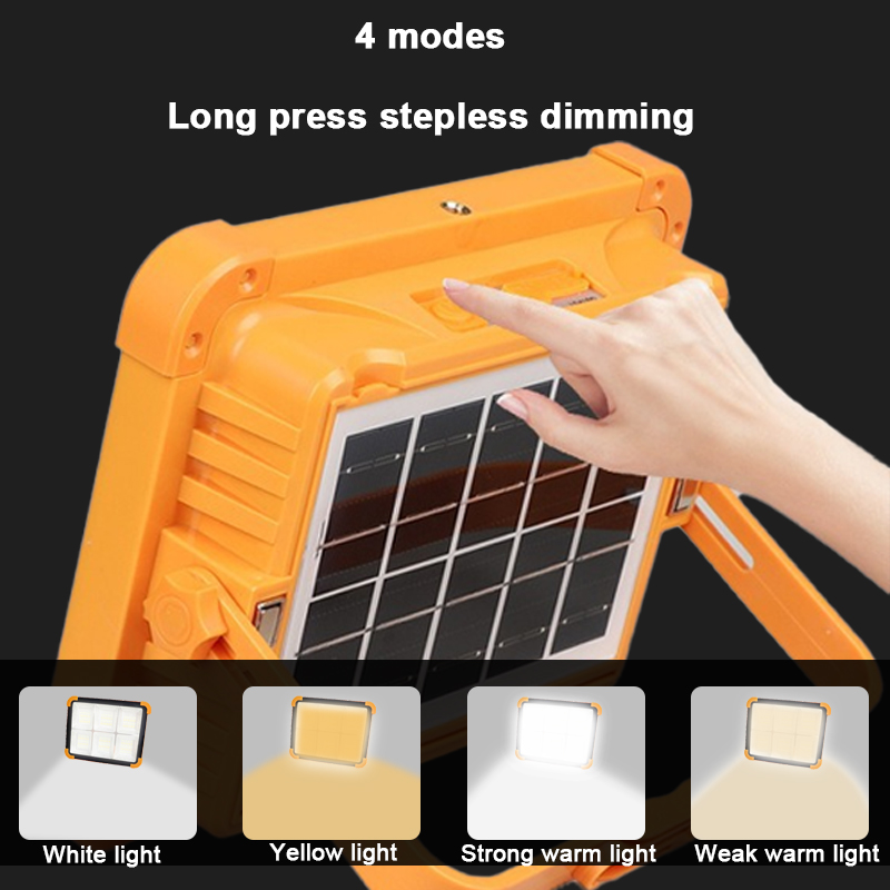 Ruisenzhuo lanterna de acampamento recarregável solar banco alta potência led tenda luz poderosa ímã lanterna reparação lâmpada emergência