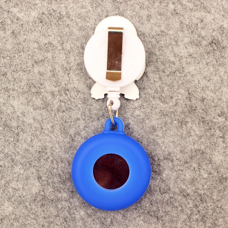 Relógio de bolso extensível estilo bonito do irmão mouse dos desenhos animados retrátil e com clipe para homens e mulheres