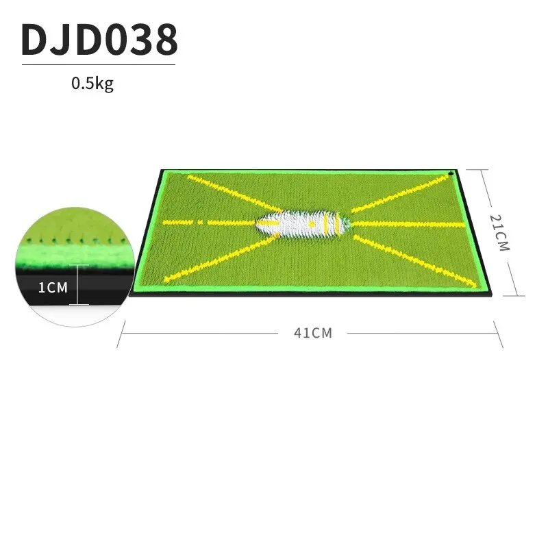 แผ่น DJD038สำหรับฝึกกอล์ฟ PGM แผ่นรองแสดงผลพร้อมลูกปัดสำหรับผู้เริ่มต้น, แผ่นสำหรับตรวจจับการติดตามการแกว่ง