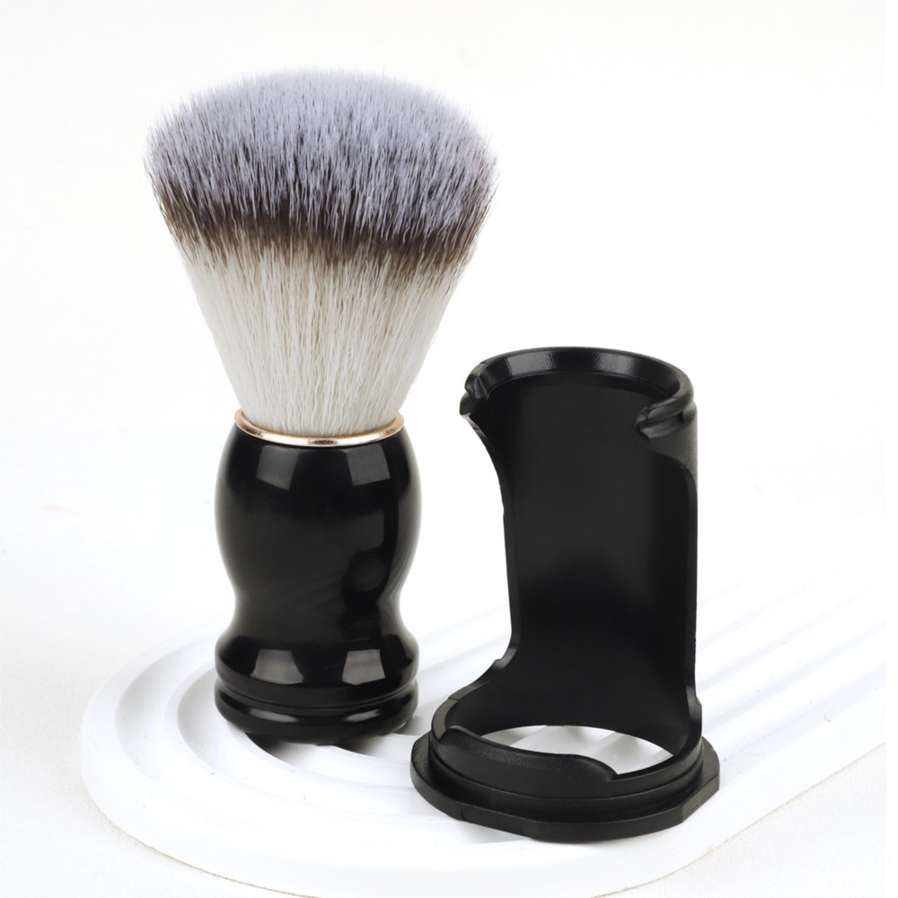 Professional Shaving Brush Boar Bristle & Wood Handle | Men's Grooming Kit,Barber Lather Tool, Facial Cleansing for Shaving Soap