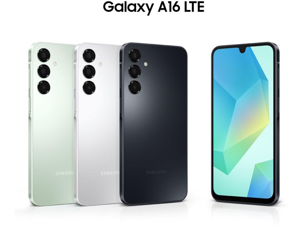 Smartphone Samsung Galaxy A16 256GB Cinza 8GB RAM 6,7" FHD+ Câm Tripla + Selfie 13MP