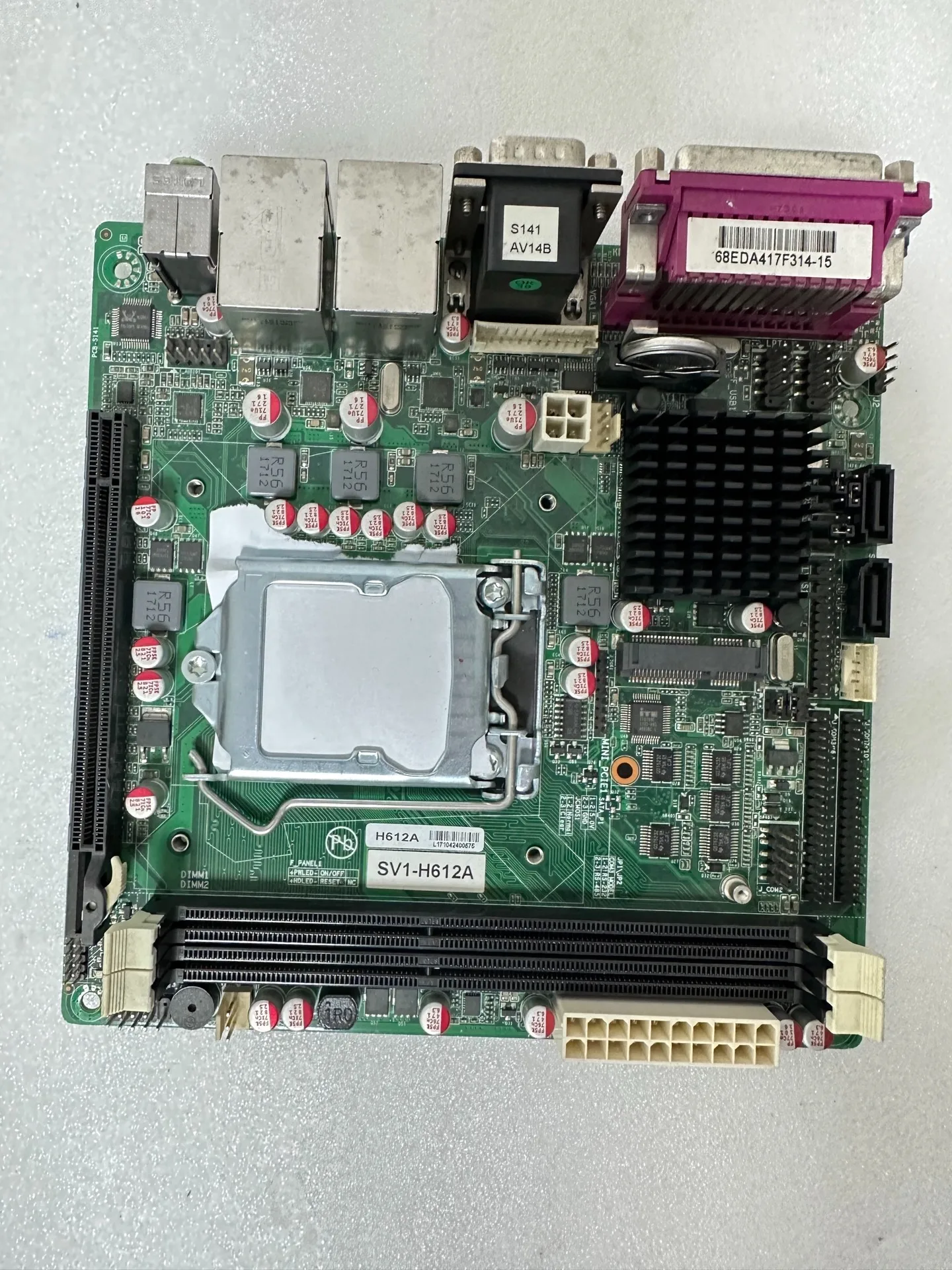 Известный бренд-материнская плата Xinbu SV1-H612A, маленькая материнская плата itx 17*17, поддержка 2 (тест и отправлено)