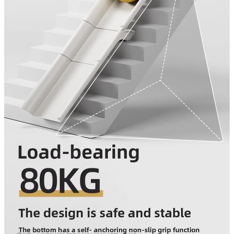 Tobogán de escalera transformable para el hogar para niños, interior, No requiere ensamblaje, tobogán de juego seguro para uso doméstico en el borde del dormitorio