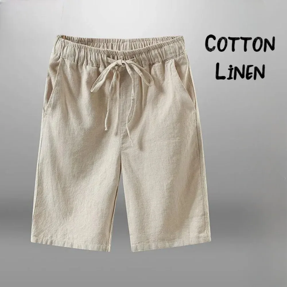 Herren Shorts für Männer Baumwolle Leinen lässig atmungsaktive Strands horts Herren kurze Jogging hose Urlaub Fitness studio Basketball