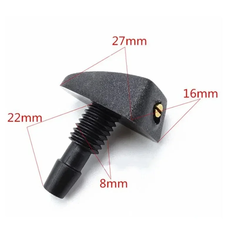 Boquilla limpiaparabrisas de coche, 2 uds., compatible con Audi A1 A3 A4 B6 B8 B9 A3 A5 A6 A7 A8 C5 Q7 Q3 Q5 Q5L SQ5 R8 TT S5 S6 S7 S8