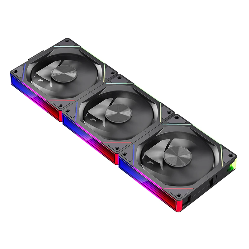 JM-5 Teucer พัดลม casing PC ประสิทธิภาพสูงพัดลมกล่องทำความเย็นน้ำระบายความร้อนได้อย่างดีพัดลมหม้อน้ำคอมพิวเตอร์