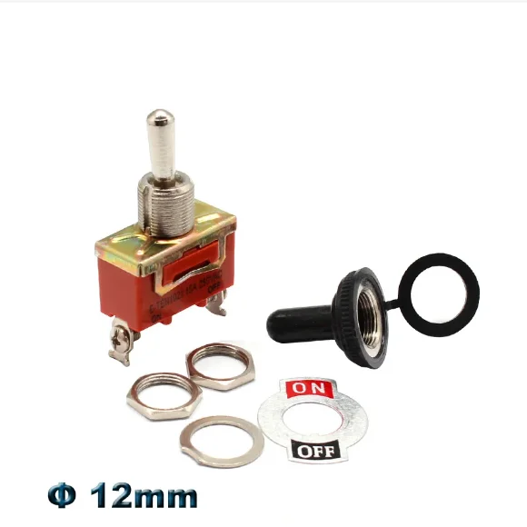 Nuevo Original E-TEN1322 1021 1122 1221 1321 1121 interruptor basculante interruptor de palanca 15A 250V apertura 12MM