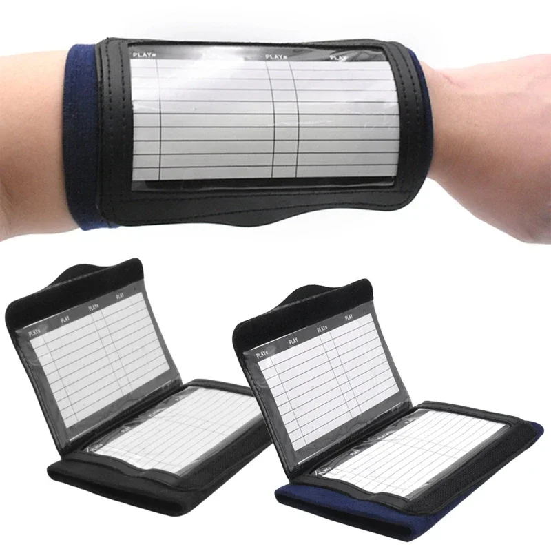 1PC Fußball Training Taktik Zwischenablage Abdeckung Handgelenk Hülse Taktik Bord für Spieler Handgelenk Karte Halter Pouchrugby League