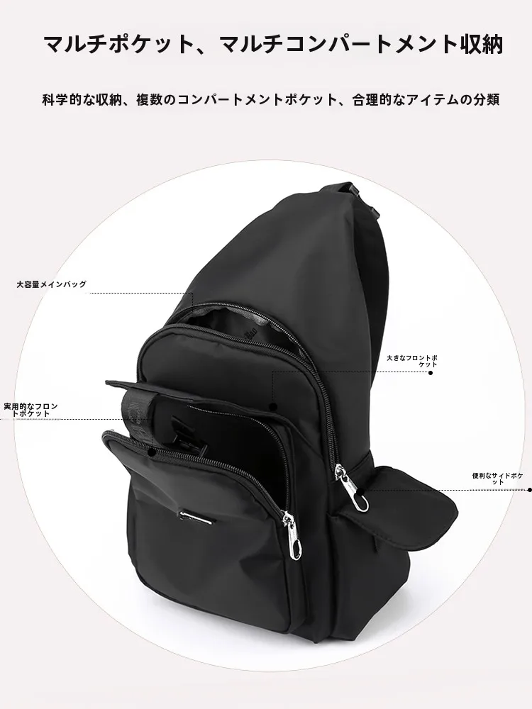 多用途の女性のクロスボディバッグ 2023 新スタイルシングルショルダーバッグダブルショルダーチェストバッグバックパックキャンバスカジュアルマッチすべて