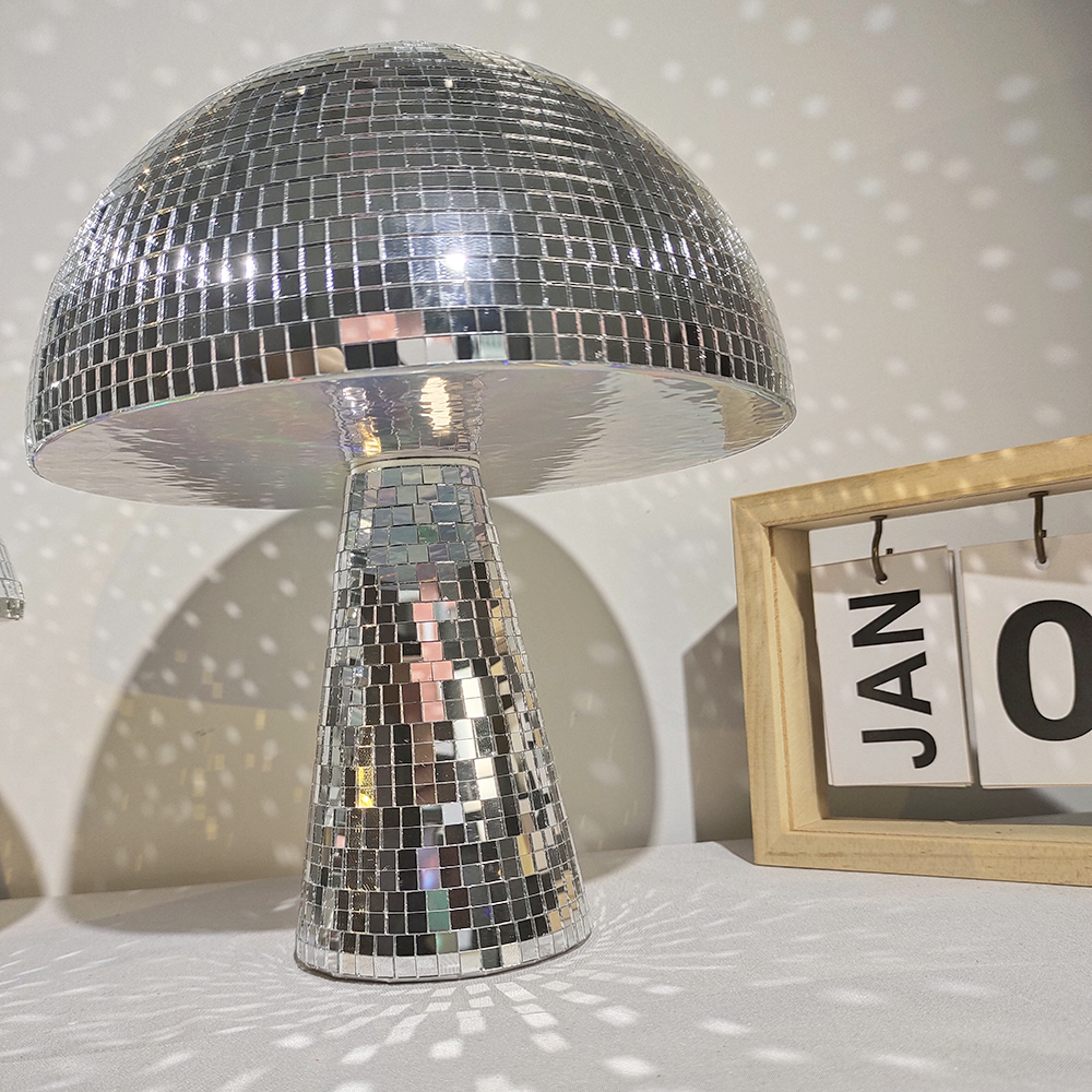 Mushroom Disco Ball For Home Decorations Party Decor Mirror Disco Ball Mushroom Shape Wedding Decoration Disco Ball Home Decor