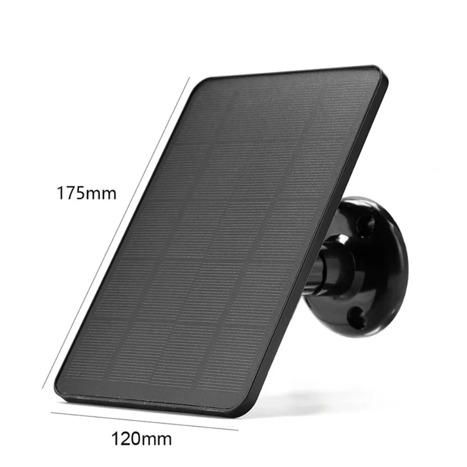 Panel słoneczny 10W 5V Micro Type-C, zewnętrzna ładowarka solarna, panele słoneczne do kamery bezpieczeństwa, małego systemu oświetlenia domowego.