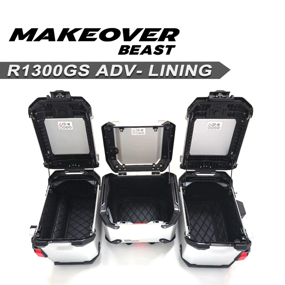 Подходит для BMW R1300GS ADV 2024-2025, задняя верхняя коробка для багажа, боковой чехол, внутренняя сумка-контейнер, седельная сумка R1300 GSA GSA1300