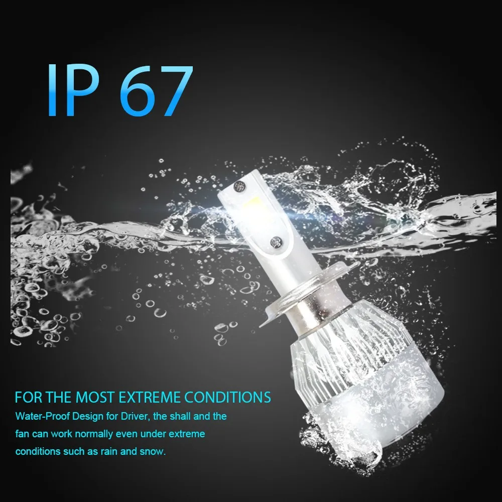 Tcyato12000lm 55W Cob Csp Chip 6000K Auto Led Koplampen 9005 H7 H11led Licht