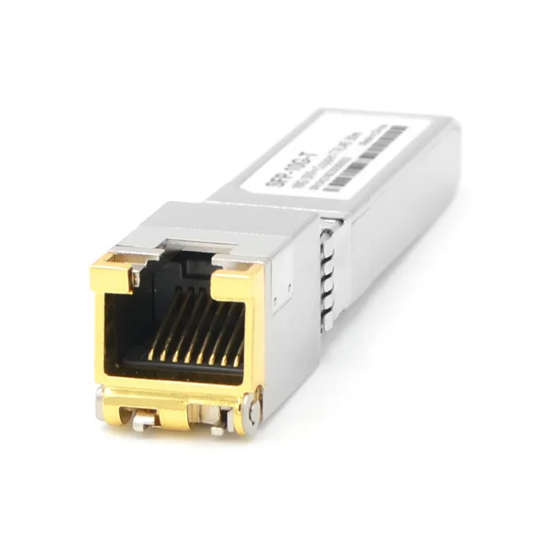 Moduli SFP in rame 10G SFP + fibra 2.5G Porta ottica Girare al modulo ricetrasmettitore Gigabit con interruttore porta Ethernet RJ45