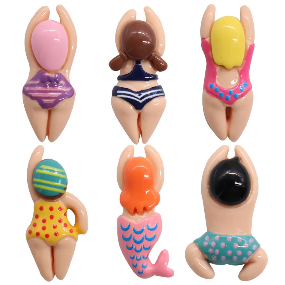 6 個水泳男の子女の子スポーツ樹脂靴装飾品 DIY 面白いブレスレットバックルチャームフィット誕生日プレゼント