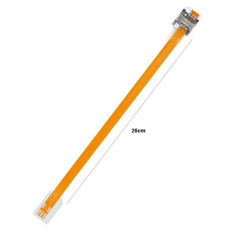 Sim Signal Extend Cable Old Mobile Phone Activation Memory Card Forward Flat Cable Extender Positive Extension Cord for Phones