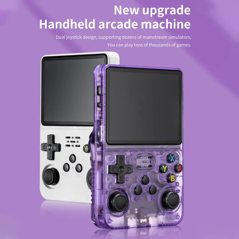 R36S Retro Handheld Video Game Console 3.5Inch IPS Screen Player Kid Portable Pocket Video Player Games Arkos System