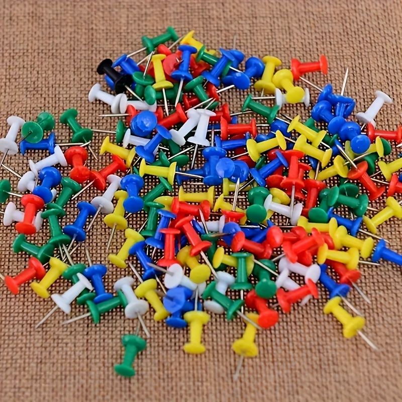 50pcs Push Pins, Photo Postcard Decoration Transparent Tacks for Photo Wall, Bulletin Board, Home Wall, Home Office School