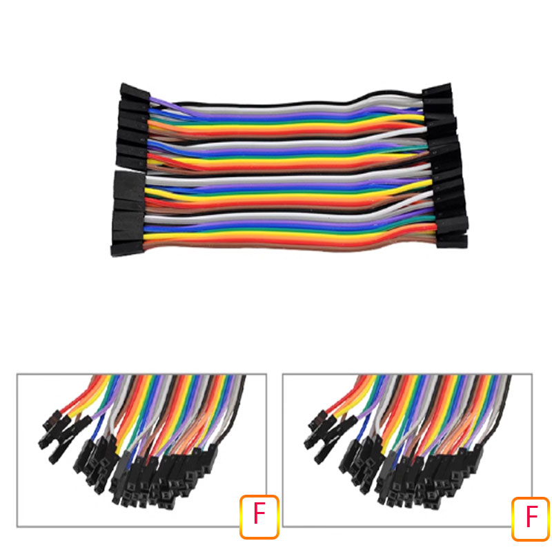 2.54mm40pin 10/20/30cm linha dupont macho para macho fêmea para macho fêmea para fêmea jumper cabo de fio dupont para arduino kit diy