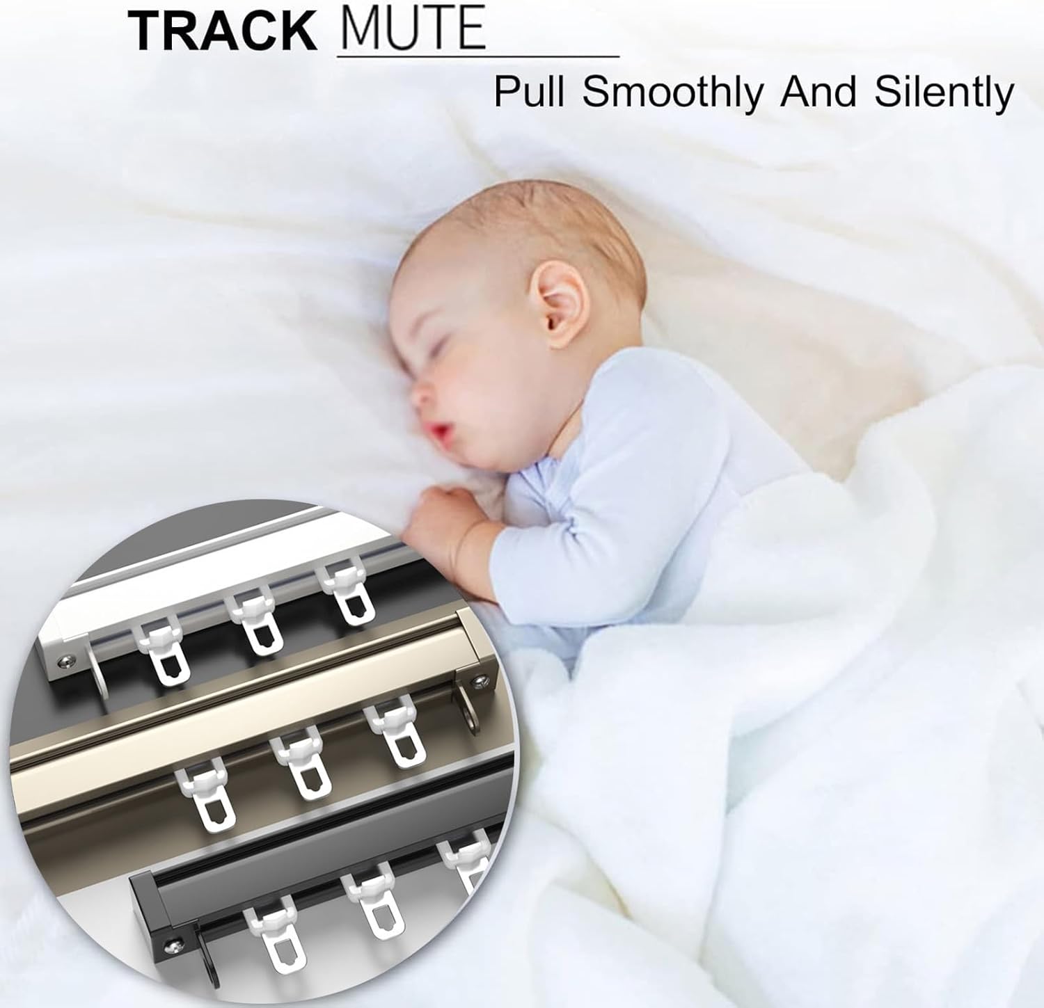 de aleación de aluminio resistente para montaje en techo o pared con riel divisor de habitación flexible silencioso con 2.0 2.5