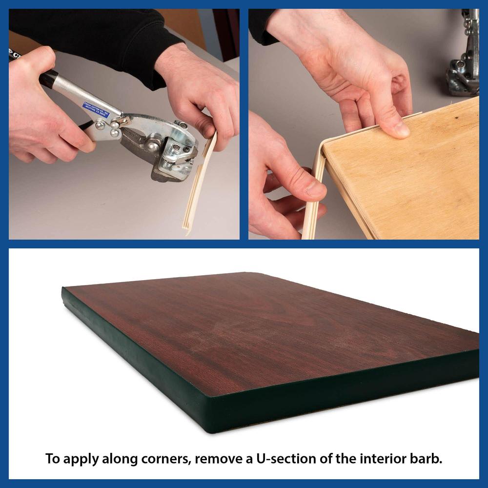 Flexible Polyethylene Center Barb T Molding 3/4" Red Tee Moulding 250ft Coil USA-made Commercial Grade