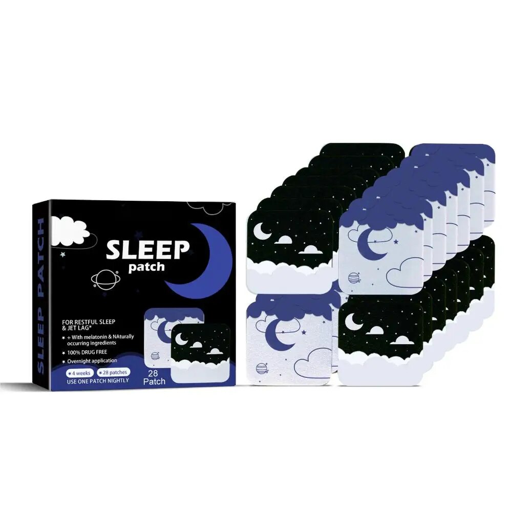 Sleep Aid Patch ปรับปรุงคุณภาพการนอนหลับ ปรับปรุงการหลับหลับ บรรเทาอาการนอนไม่หลับและความวิตกกังวล Sleep Patch