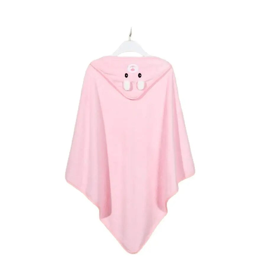 Everak-Robe en velours à séchage rapide pour enfants, Cape de dessin animé, Baby Darling Hooded, Serviette pour enfants