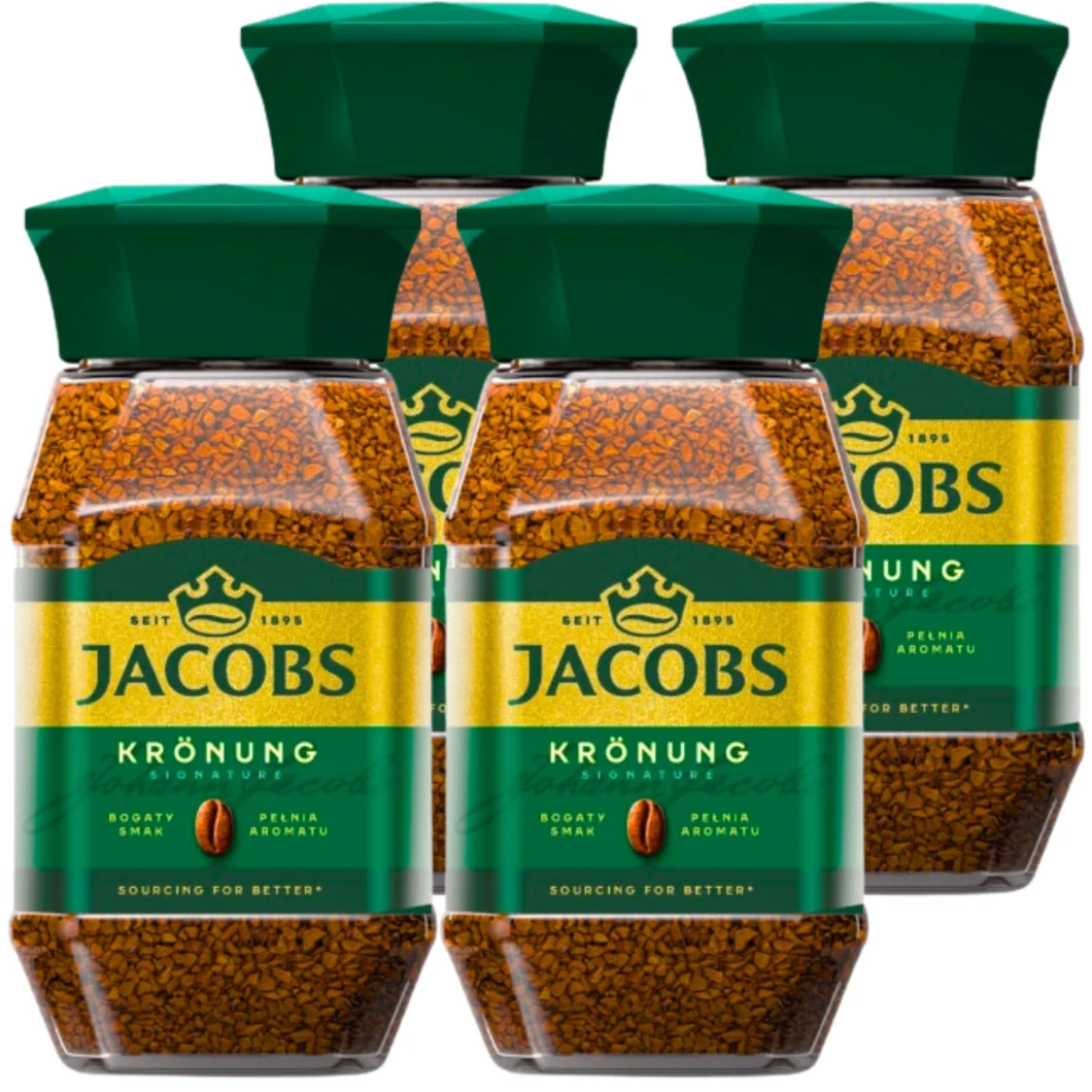 Jacobs Krönung Kawa rozpuszczalna 200 g x 4 sztuki